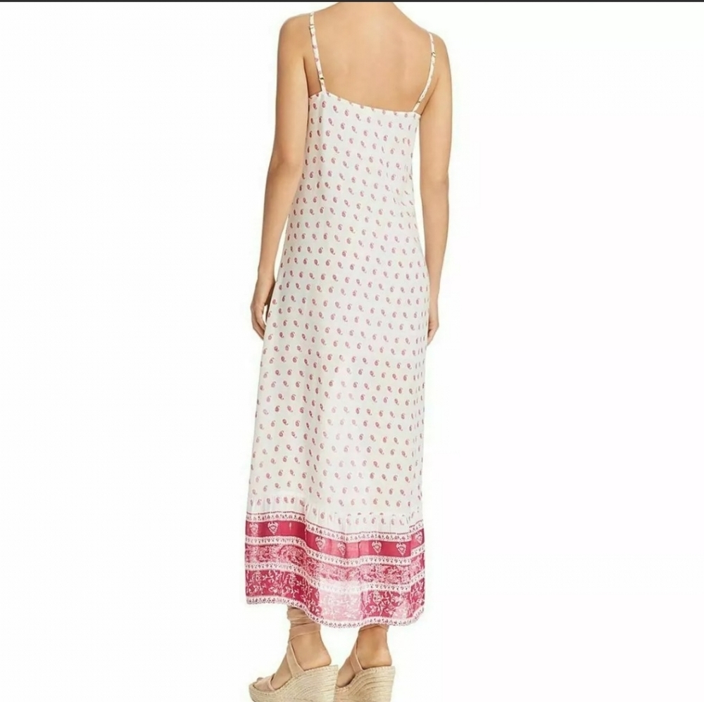 NWT EN CREME Pretty maxi dress w crochet trim top summer sun Dress. - Picture 2 of 13